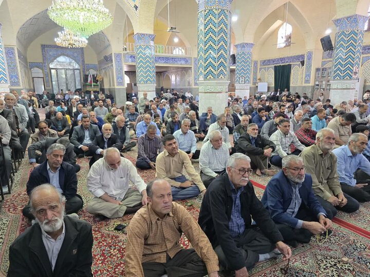 تصاویر/ برگزاری نماز جمعه شهرستان بهاباد
