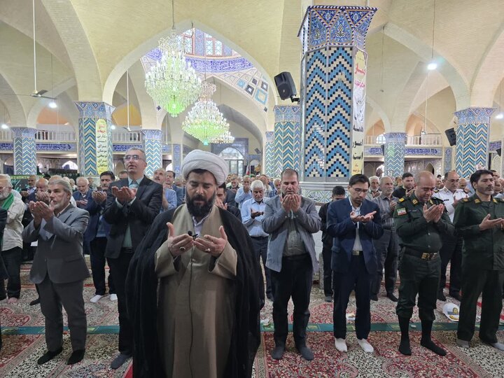 تصاویر/ برگزاری نماز جمعه شهرستان بهاباد