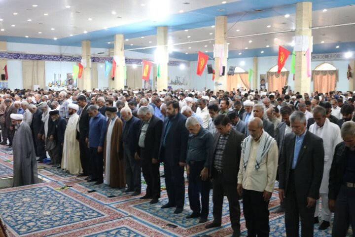 تصاویر/ آیین عبادی سیاسی نماز جمعه شهرستان زابل