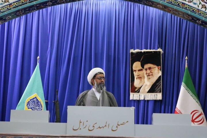 تصاویر/ آیین عبادی سیاسی نماز جمعه شهرستان زابل
