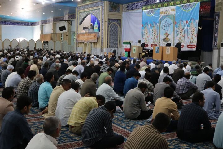 تصاویر/ آیین عبادی سیاسی نماز جمعه شهرستان زابل