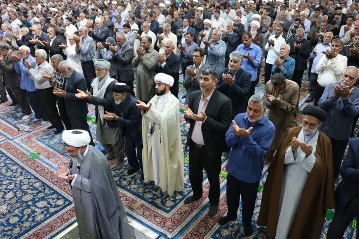 تصاویر/ آیین عبادی سیاسی نماز جمعه شهرستان زابل