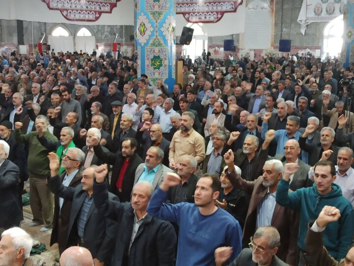 تصاویر/ نمازعبادی سیاسی جمعه کاشان