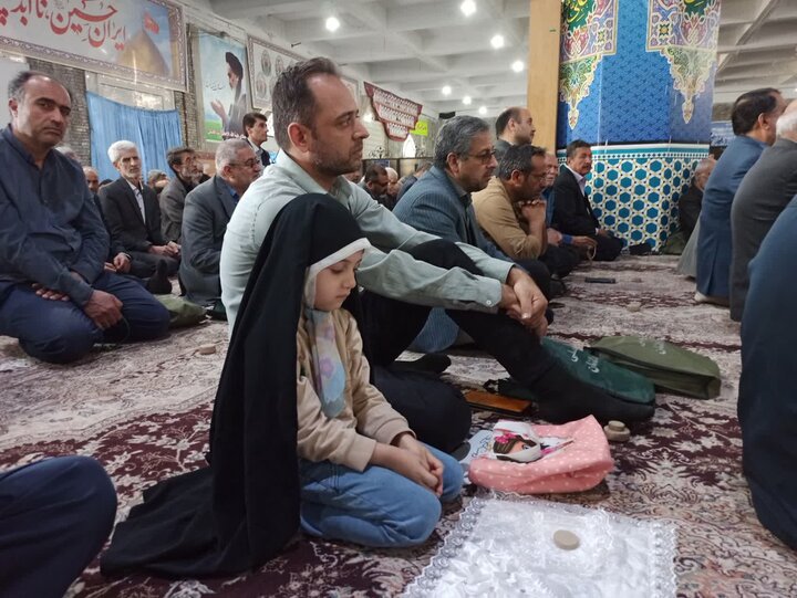 تصاویر/ نمازعبادی سیاسی جمعه کاشان