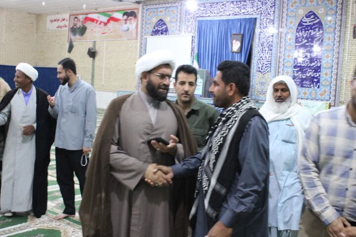 تصاویر/ آیین عبادی سیاسی نماز جمعه شهرستان دلگان