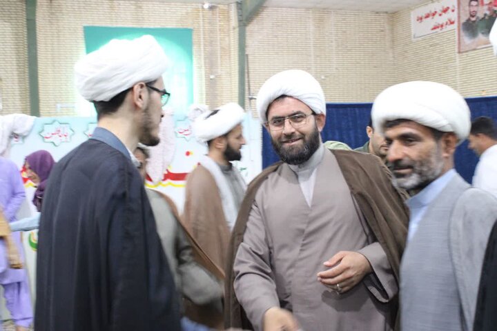 تصاویر/ آیین عبادی سیاسی نماز جمعه شهرستان دلگان