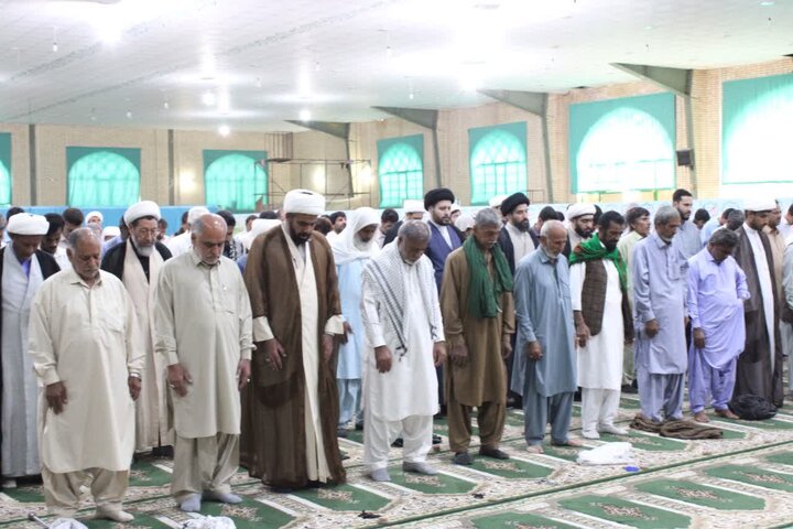 تصاویر/ آیین عبادی سیاسی نماز جمعه شهرستان دلگان