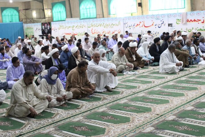 تصاویر/ آیین عبادی سیاسی نماز جمعه شهرستان دلگان