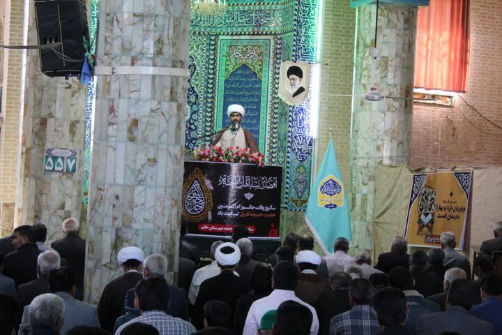 تصاویر/ نماز عبادی سیاسی جمعه شهرستان خاتم