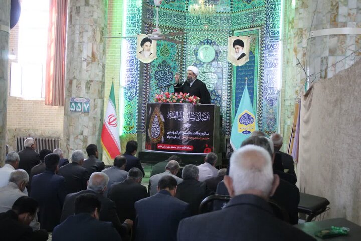 تصاویر/ نماز عبادی سیاسی جمعه شهرستان خاتم