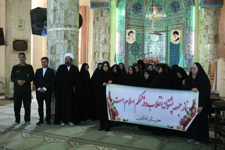 تصاویر/ نماز عبادی سیاسی جمعه شهرستان خاتم