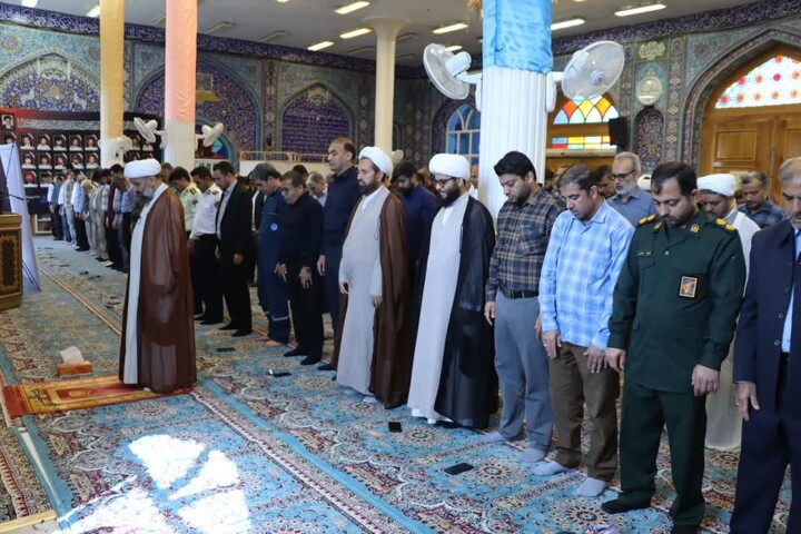 نماز جمعه خارگ به روایت تصویر