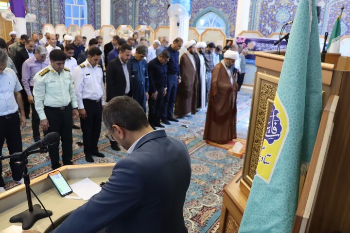 نماز جمعه خارگ به روایت تصویر