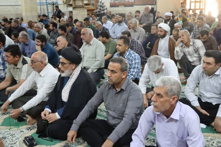 نماز جمعه عالیشهر به روایت تصویر