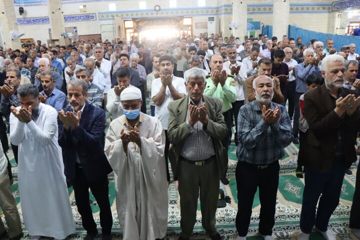 نماز جمعه عالیشهر به روایت تصویر