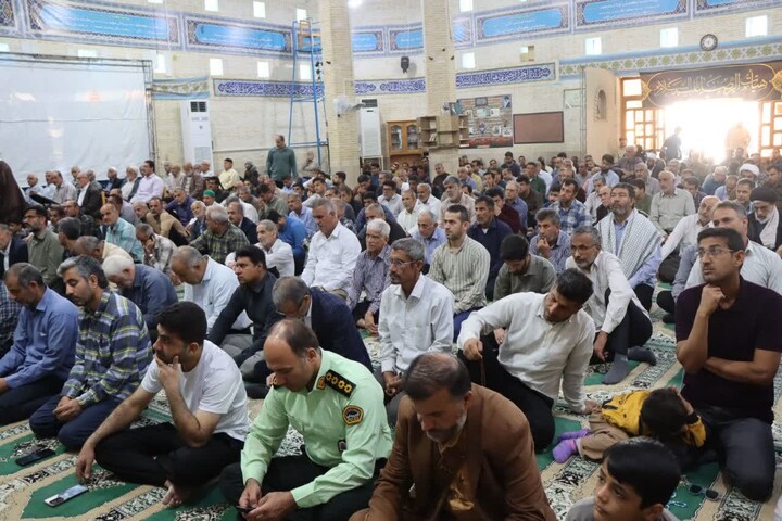 نماز جمعه عالیشهر به روایت تصویر