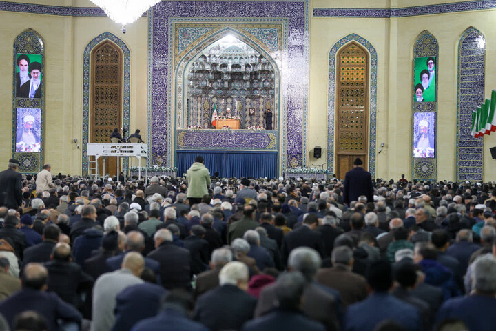 تصاویر/ آیین عبادی سیاسی نماز جمعه تبریز