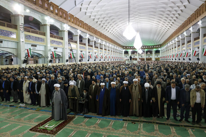 تصاویر/ آیین عبادی سیاسی نماز جمعه تبریز