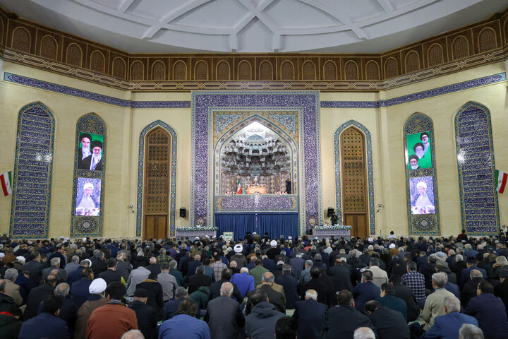 تصاویر/ آیین عبادی سیاسی نماز جمعه تبریز