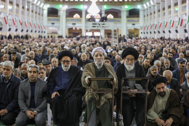 تصاویر/ آیین عبادی سیاسی نماز جمعه تبریز