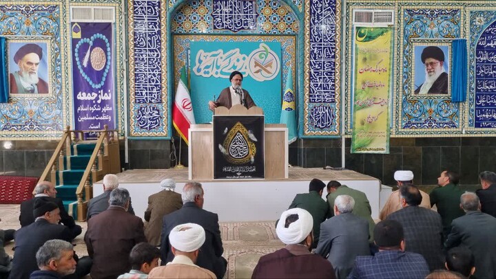 تصاویر| نماز جمعه عبادی و سیاسی سربیشه