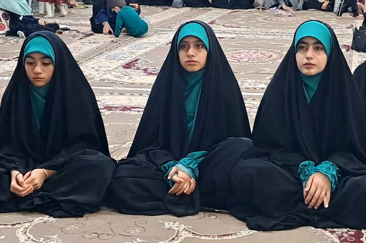 تصاویر/ نهمین روز ترتیل‌خوانی دختران دوراهک در ماه مبارک رمضان