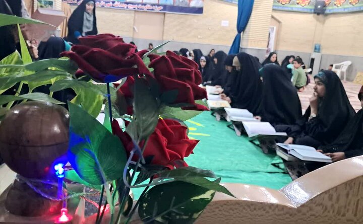 تصاویر/ نهمین روز ترتیل‌خوانی دختران دوراهک در ماه مبارک رمضان