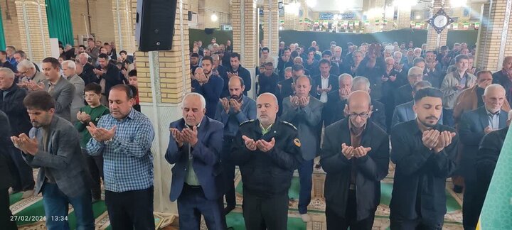 تصاویر/ اقامه نماز عبادی سیاسی جمعه شهرستان مأمونیه