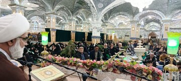 آیین باشکوه جزءخوانی قرآن کریم در آستان مقدس علی‌بن‌باقر(ع) برگزار شد