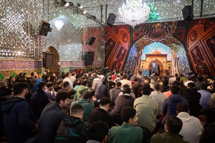 تصاویر/ مراسم روضه‌خوانی و مناجات‌خوانی در امامزاده صالح(ع)