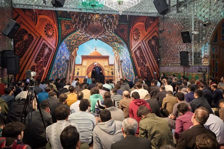 تصاویر/ مراسم روضه‌خوانی و مناجات‌خوانی در امامزاده صالح(ع)