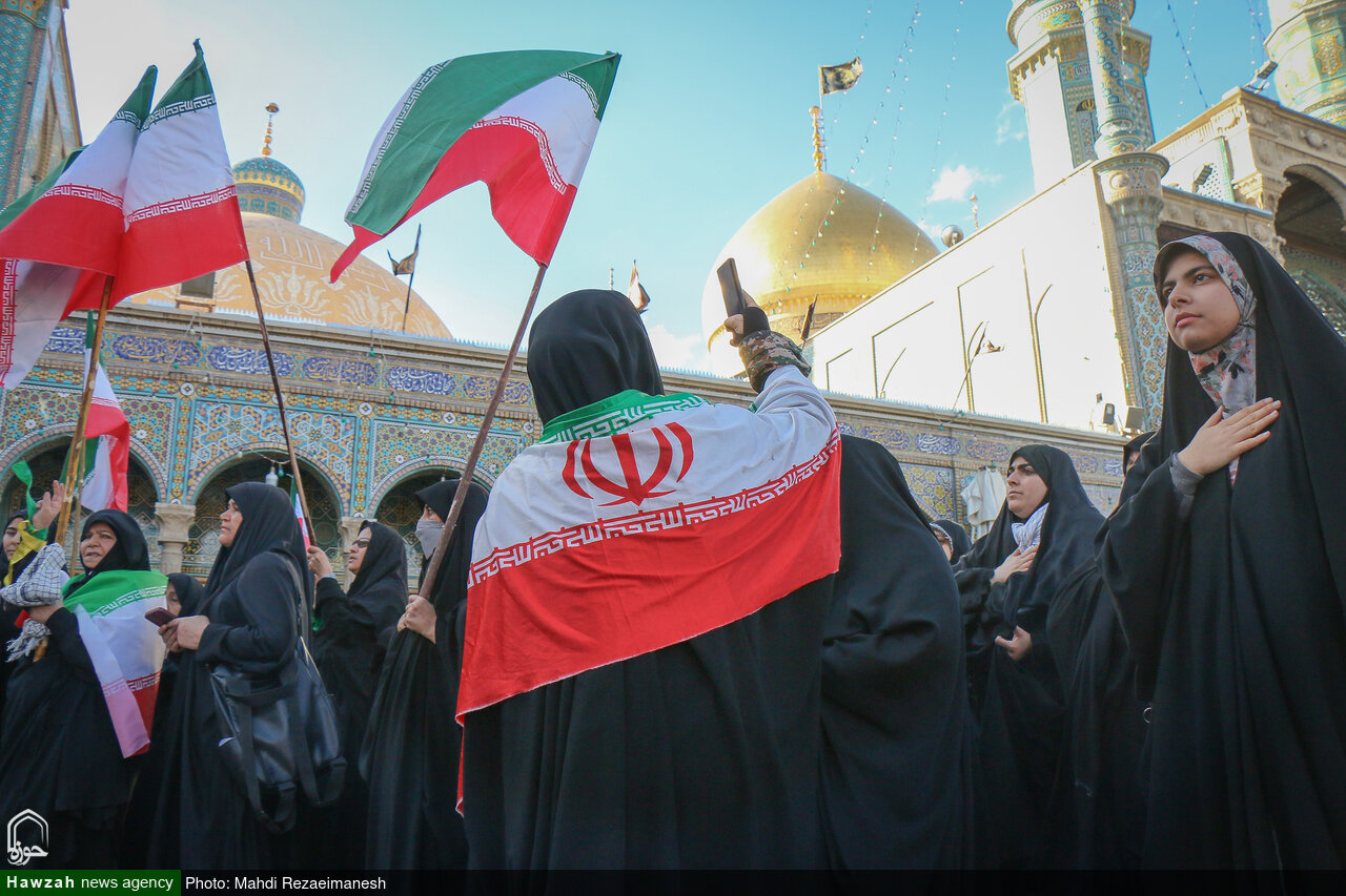 حضور بانوان طلبه قمی در «عهد جان؛ آیین بیعت با ولایت»