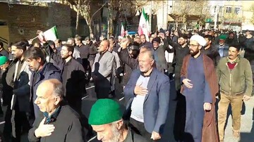 فیلم| کاروان غم در شهرستان خنداب در پی شهادت رهبر معظم انقلاب