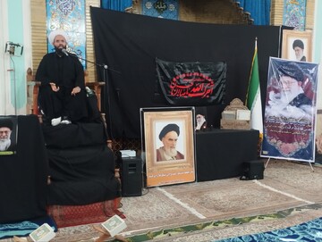 تصاویر |  مراسم عزاداری شهادت رهبر انقلاب اسلامی در شهرستان لیلان