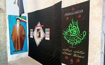 تصاویر/ سیاه پوش شدن مدارس علمیه استان یزد