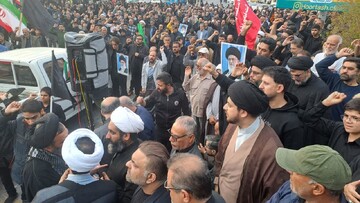 تصاویر/ عزاداری شهادت رهبر معظم انقلاب در بوشهر