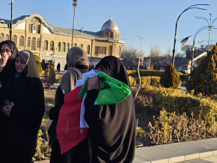 عزاداری مردم همدان برای رهبر شهید انقلاب