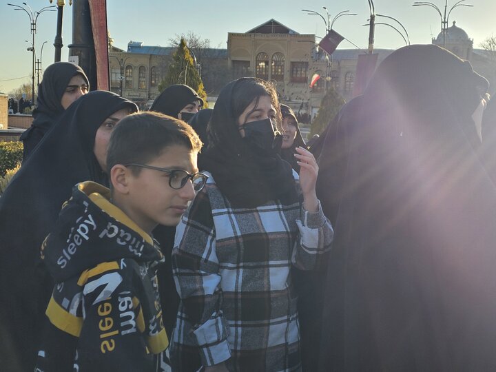 عزاداری مردم همدان برای رهبر شهید انقلاب