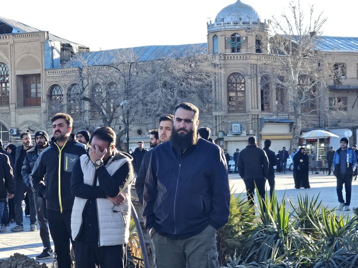 عزاداری مردم همدان برای رهبر شهید انقلاب