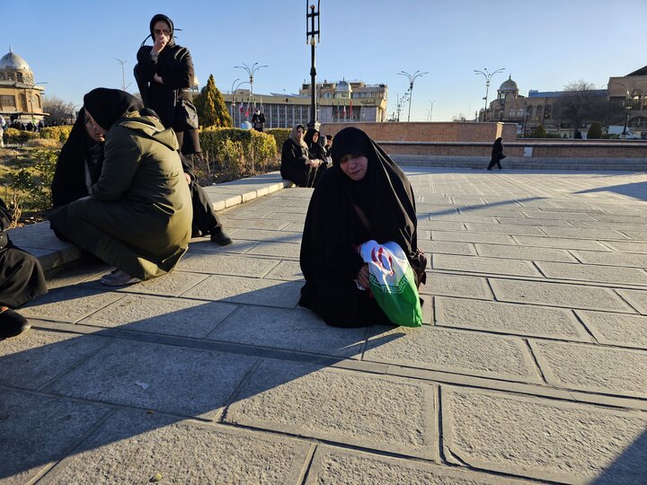 عزاداری مردم همدان برای رهبر شهید انقلاب
