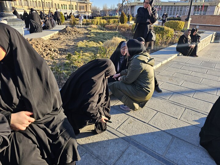 عزاداری مردم همدان برای رهبر شهید انقلاب