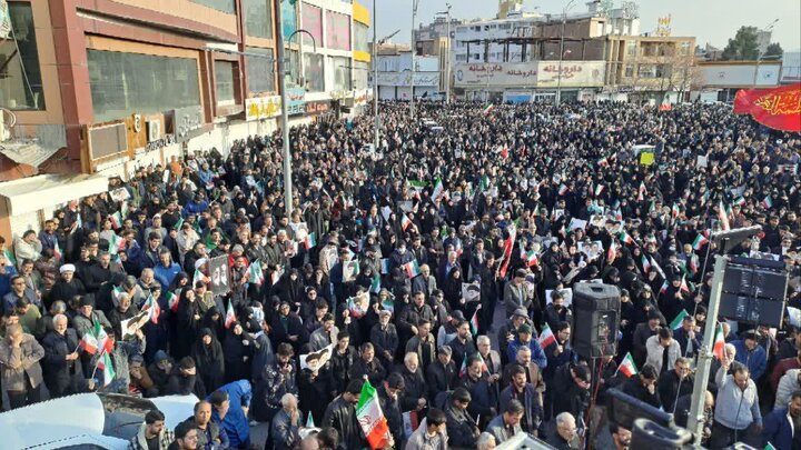 تصاویر تجمع کرمان