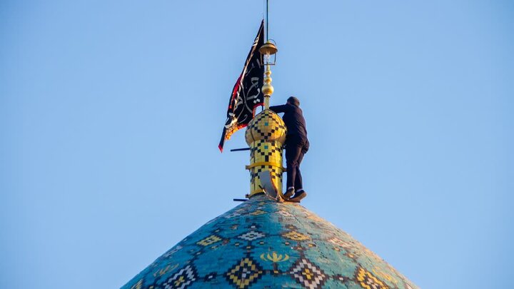 تصاویر/سوگواری شهادت قائد امت، حضرت آیت الله العظمی خامنه ای در نجف ایران