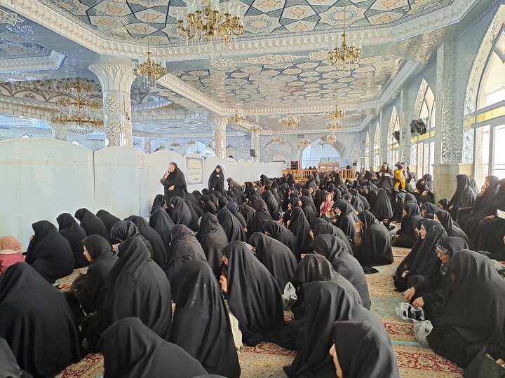 سوگواری مردم نائین در امامزاده سلطان سید علی ع
