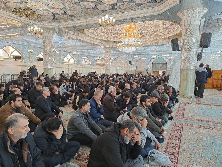 سوگواری مردم نائین در امامزاده سلطان سید علی ع
