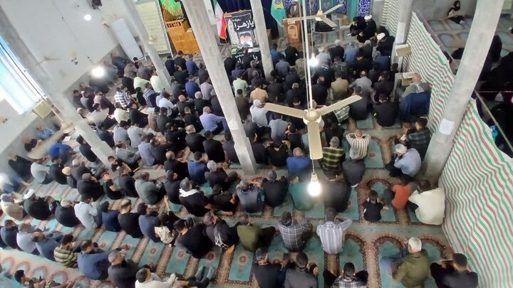 تصاویر/ تجمع مردم نودژ در عزای رهبر شهید