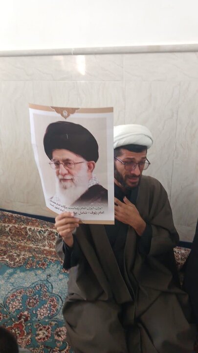 تصاویر/ تجمع مردم ولایت مدار شهر شهید پرور نوش آباد به مناسبت شهادت امام خامنه ای