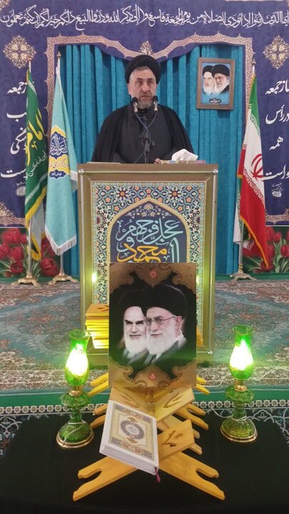 تصاویر/ تجمع مردم ولایت مدار شهر شهید پرور نوش آباد به مناسبت شهادت امام خامنه ای