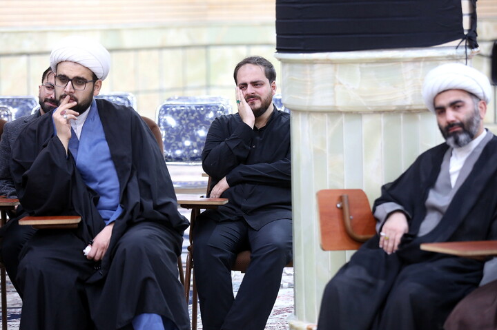 تصاویر/ مراسم بزرگداشت شهید امام خامنه ای در مرکز فقهی ائمه اطهار (ع)