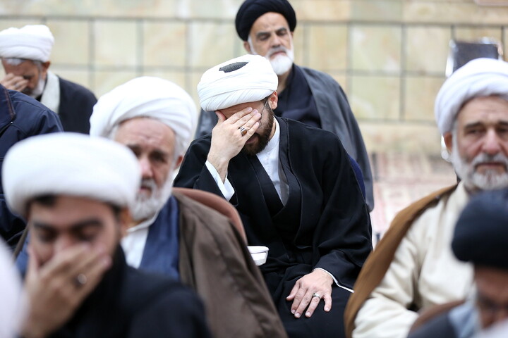 تصاویر/ مراسم بزرگداشت شهید امام خامنه ای در مرکز فقهی ائمه اطهار (ع)